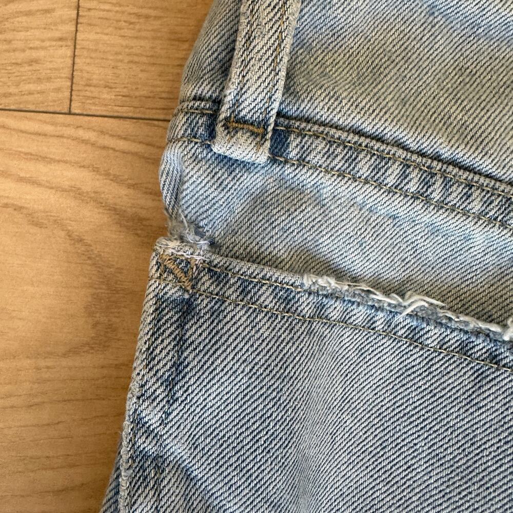 Hudson James MSI Wide Leg Jeans Denim SIZE 27 Light Wash Zipper High Rise $265 - Picture 12 of 12